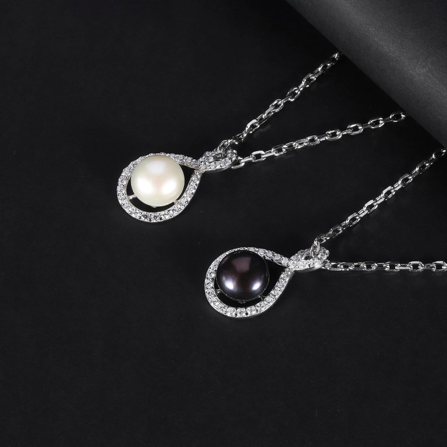 Infinity Freshwater Pearl Pendant | 10mm | 925 Sterling Silver | Luxury Gold Palace