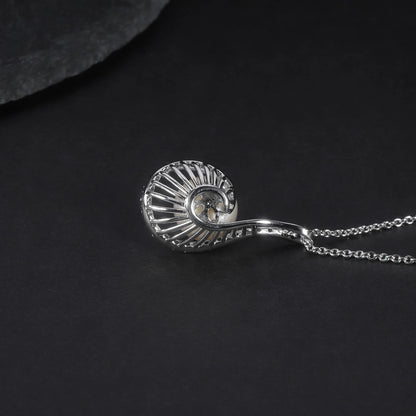 Classic 10mm Freshwater Pearl Pendant | 925 Sterling Silver | Luxury Gold Palace