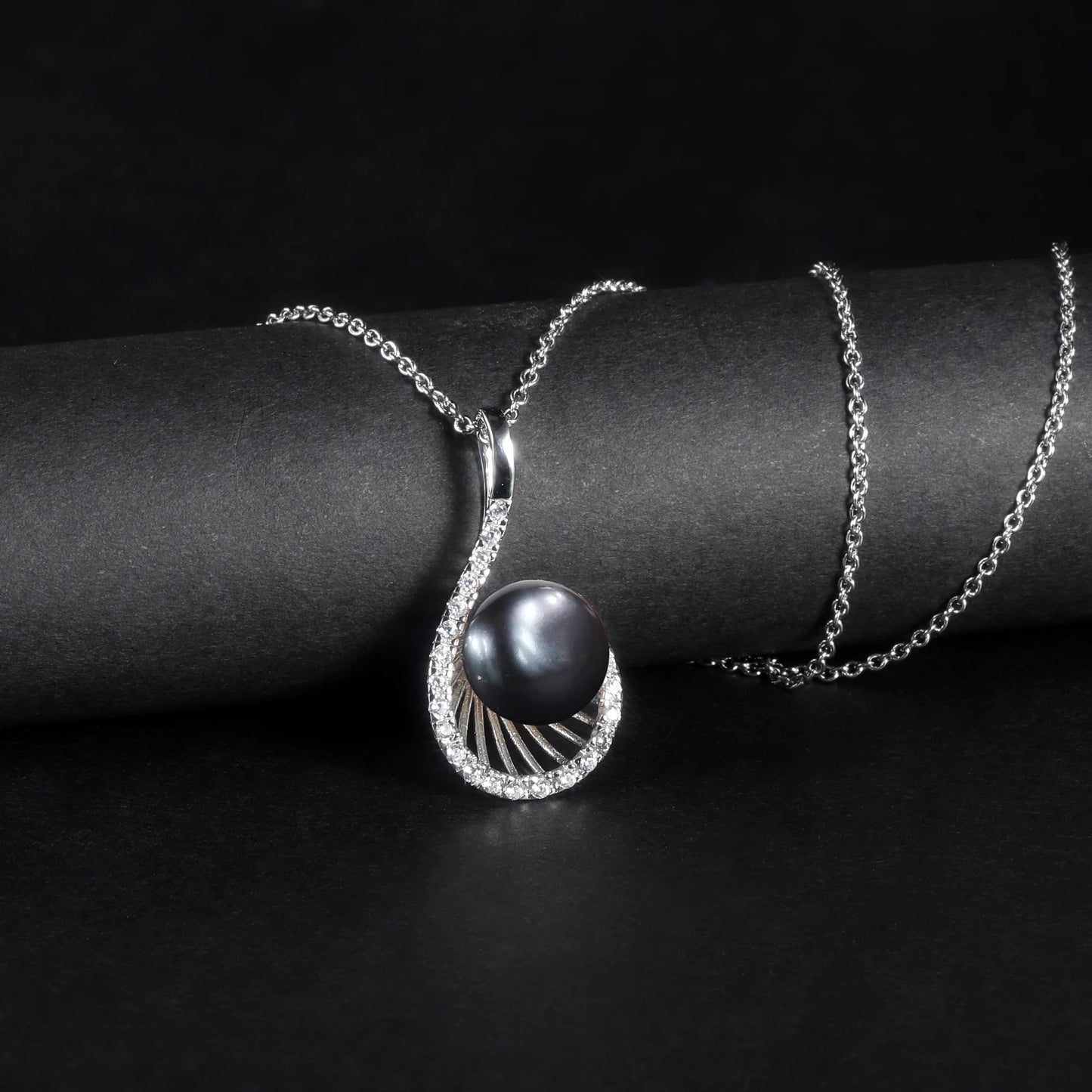 Classic 10mm Freshwater Pearl Pendant | 925 Sterling Silver | Luxury Gold Palace